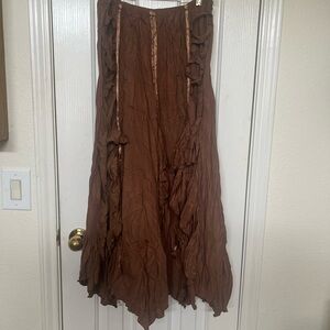 Elegant Brown Women's Skirt